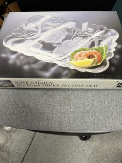 Cutglass Flower Server 