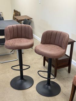 Pair of Matching Swivel Bar Stools