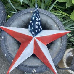 Small American Star (hand painted)