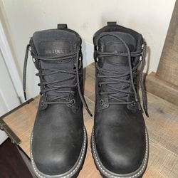 Men’s Wolverine Work Boots 8.5 Black