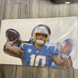 Chargers Justin Herbert Cardboard Cutout *NEW*
