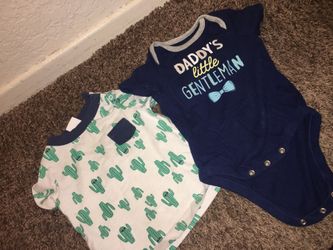 Baby GAP BOY SHIRT AND ONESIE