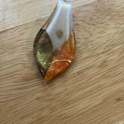 Vintage Munson Glass Pendant 