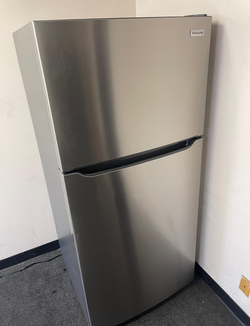 Deal: Frigidaire Stainless Top Mount Refrigerator — Very clean