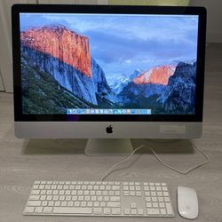 27” iMac – 16GB RAM / 6TB HD – Great Condition – Keyboard + Mouse