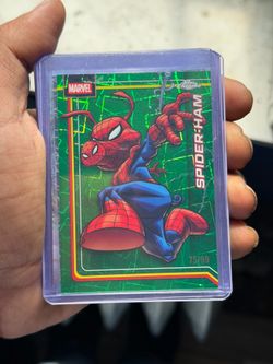Topps Chrome Marvel Spider-Ham Green Refractor 199