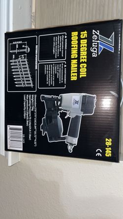 Zeluga 15 degree Coil roofing nailer