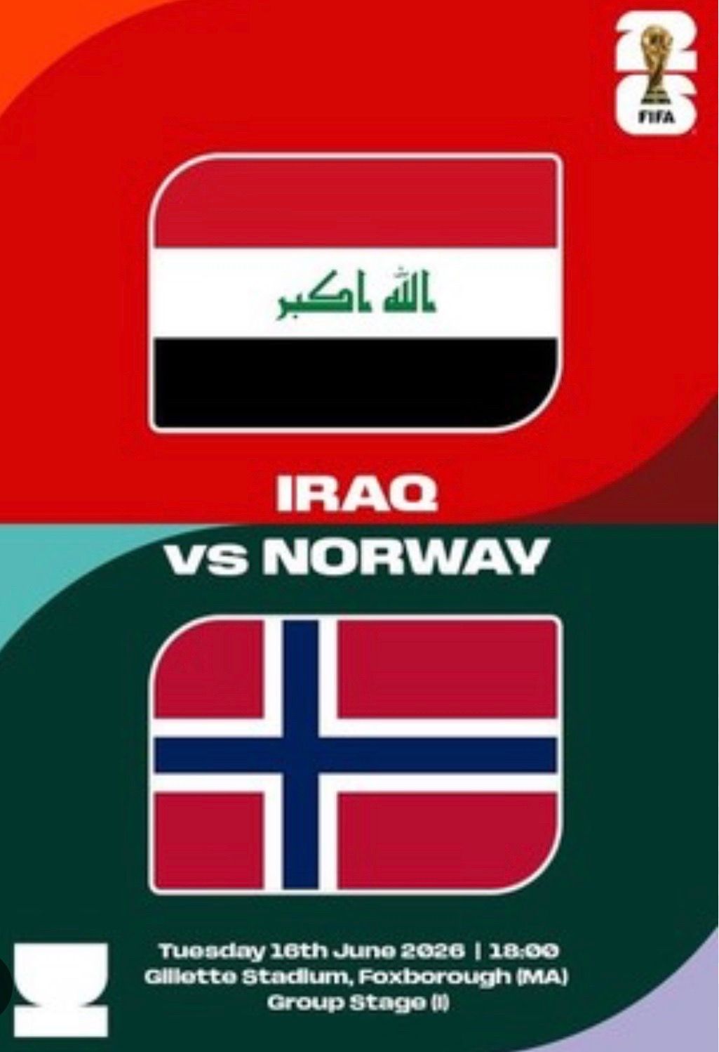 World Cup - Iraq v Norway