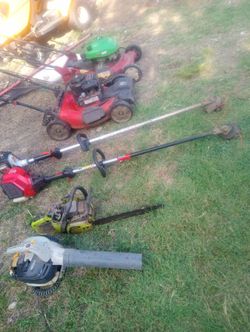 Mowers weed eaters