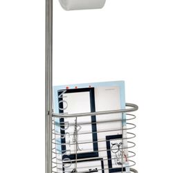 Toilet Paper Holder With A Magazine Rack