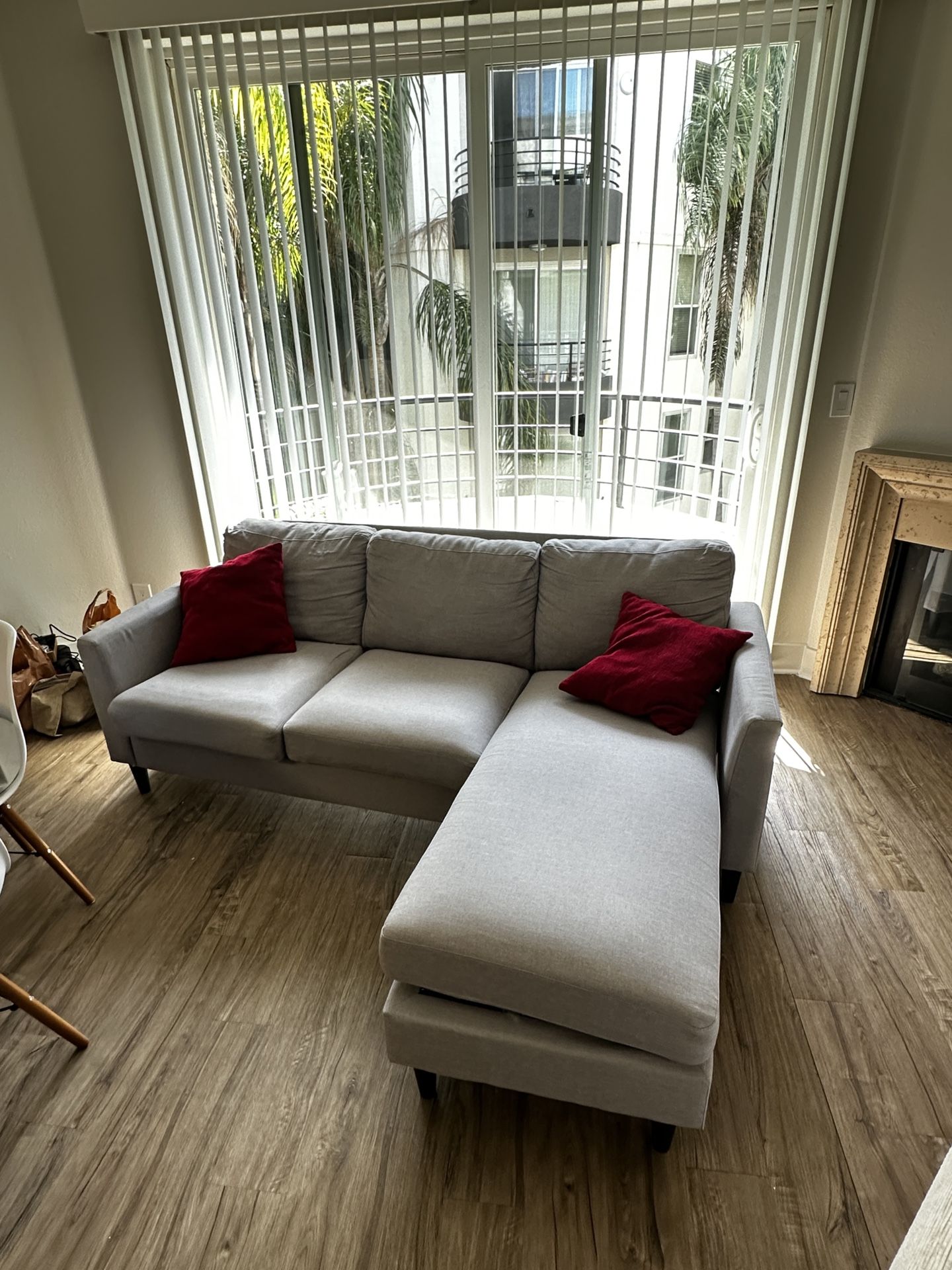 Gray Comfortable Couch