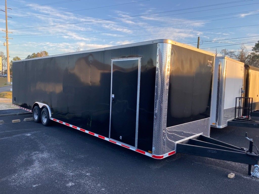 32ft Enclosed Trailer Brand New Moving Storage Cargo Traveling ATV SXS UTV RZR Motorcycle Bike Car Truck Hauler