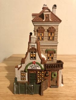 Department 56, HVC, Christmas Village Collectible, “The Green Gate Cottage” . Limited Edition and an UNIQUE piece.