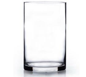 15 BRAND NEW 4×8 Glass Cylinder Vases – Wedding / Event Centerpieces