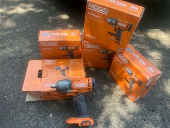 RIDGID 18V 3-Speed 1/2 in. Impact Wrench (Lot of 5)