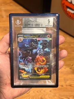 Pokémon English Mega Charizard X ex 125 Phantasmal Flames Beckett BGS MINT 9