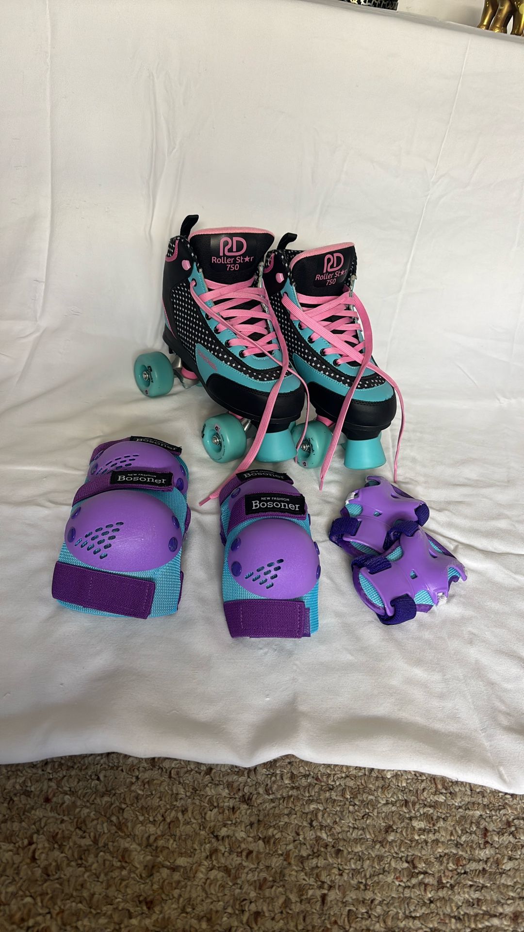 RD Roller Star 750 and Knee, Elbow And Wrist Pads