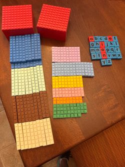 Math-U-See Integer Block Kit Homeschool Math Manipulatives Set - No Box