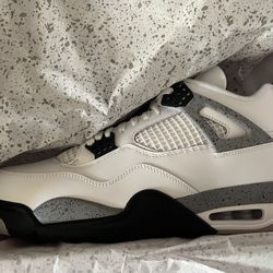 Jordan 4 Retro White Cement Men’s Size 12 New DS 