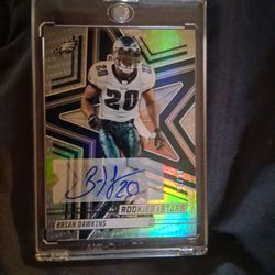 2025 Panini Rookies & Stars Preferred Brian Dawkins autograph card /25