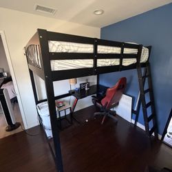 Loft Bed , Desk And Chair Combo 250$ Or Best Offer 