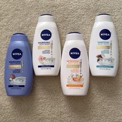 Nivea Women’s Body Wash 20oz (4) Bottles For $18