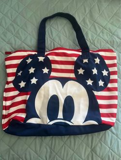 Mickey Americana Foldable Cotton Tote Bag