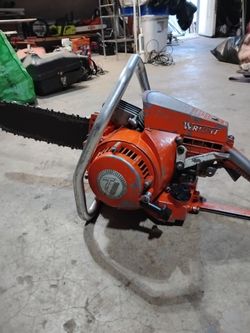 Vintage Wright Gas-Powered Chainsaw