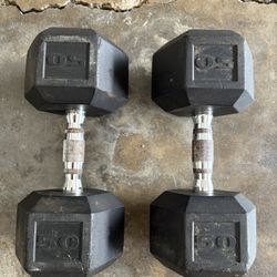 50lb Dumbbells Pair 