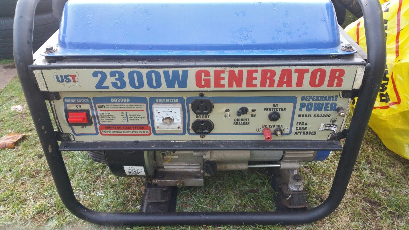 UST 2,300 Watt Portable Gas Powered Generator 5.5HP AC/DC for Sale in