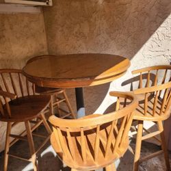 High Table & 4 High Stools