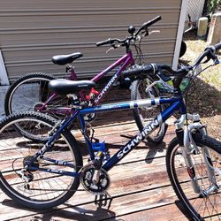 His And Hers Mountain Bikes Schwinn