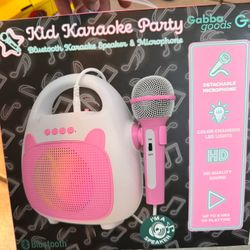 Kids Cat Karaoke Speaker and Mic (Gabba goods)