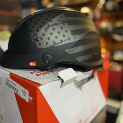 New Ls2 American Flag Dot Motorcycle Helmet $100