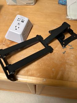 Monitor Wall Mount Bracket + USB Power Outlet Bundle