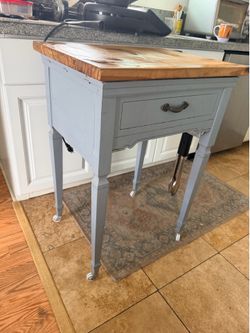 small butcher block