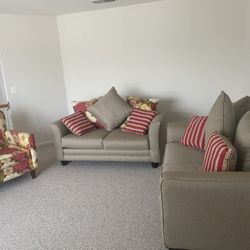 2 Loveseat and Chair
