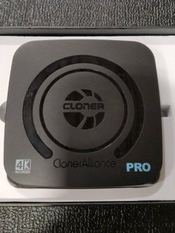 ClonerAlliance UHD Pro, 4K Video Recorder, HDMI Capture DVR with H.265/H.264 Codec, Cinematic 24fps Recording(Up to 30fps), 4K@60fps Passthrough, Paus
