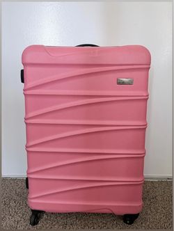 Pink Hard Large Luggage