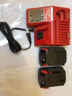 Milwaukee battery and charge new