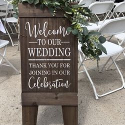 Wedding Welcome Sign 