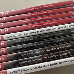 Nintendo Switch 2 Games New Sealed