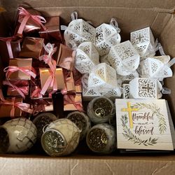 Baptism Decorations And Favor Boxes