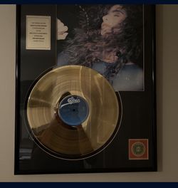 Gloria Estefan Gold Record Award