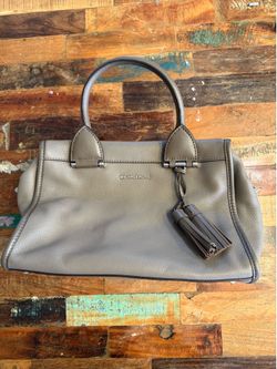 Michael Kors Geneva Cinder Large Leather Satchel Purse