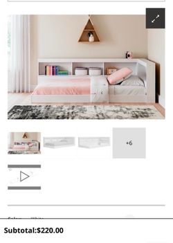 Twin kids bed