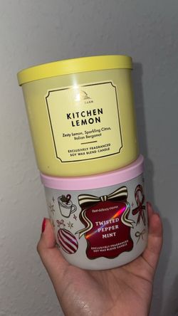 Bath body candles