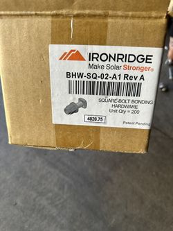 Iron Ridge Rail Bolts
