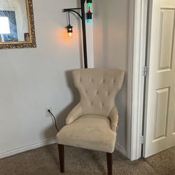Lamp and chair