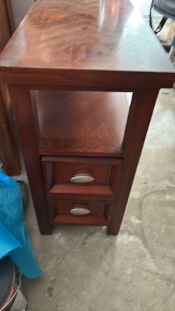 Beautiful Mission Style Wood bed stand